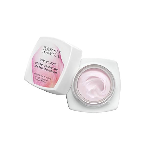 Physicians Formula Rosé All Night Ultra-Rich Restorative Face Cream, Anti Aging, Wrinkle-Relaxing, Restorative | Dermatologist Tested, Clinicially Tested