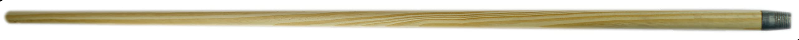 Novaliv Manico in legno 130 cm con filettatura 24 mm, manico universale in legno, manico di ricambio per scopa con filettatura di ricambio (1, marrone)