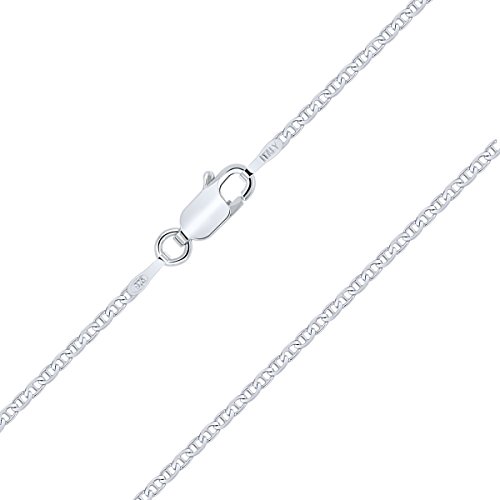 Collier Argent 925 maille marine Planetys le cadeau idéal en argent rhodié de 1.8 mm