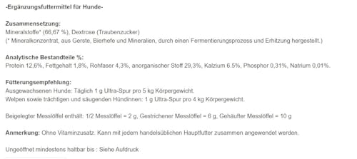 Schecker Hundefutter - Ultra Spur -Nutrizeutikum 1000 g