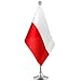GentleGirl.USA Poland Flag Poles Flag Table Flag,Desk Flag,Office Flag,International World Country Flags Banners,Festival Events Celebration,Office Decoration,Desk,Home Decoration