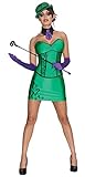 Secret Wishes DC Comics Super Villain Riddler Costume, Green, X-Small