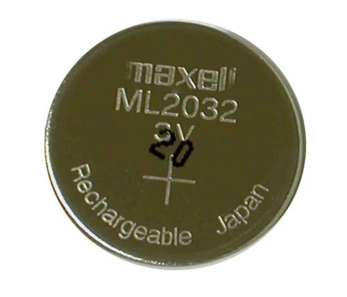 Batteria a bottone ricaricabile ML2032 3V Litio LIR2032 Ma xell