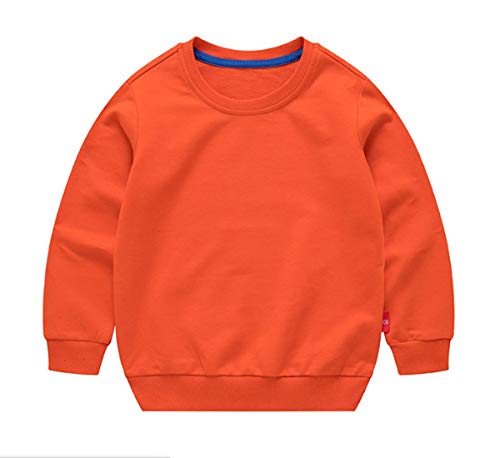 Ding-dong Bébé Enfant Garçon Fille Sweat-Shirt Pull(Orange,6Ans) Cover