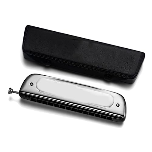 PacuM Harmonica par Instrument Clé Harmonica Harpe Chromatique 14 Trous 56 Orgue à Bouche Professionnel Clé C Instruments de Musique Harmonica - Les Beatles, Paul McCartney, John Lennon, RIngo Starr, George Harrison PacuM Harmonica par Instrument Clé Harmonica Harpe Chromatique 14 Trous 56 Orgue à Bouche Professionnel Clé C Instruments de Musique Harmonica – Image 4
