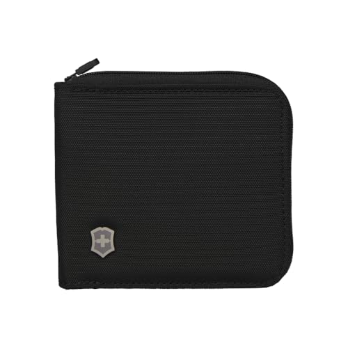 [ビクトリノックス] Travel Accessories 5.0 トラベルアクセサリー5.0 ラウンドファスナー二つ折り財布 薄型 メンズ コンパクト 小銭入れなし カードたくさん ブラック 【国内正規品】 610395の商品画像（Amazon）