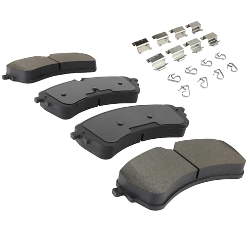 Image of QUALITY-BUILT Rear Semi-Metallic Brake Pads, Black Series 1003-2280M, Compatible with 2020-2023 Ford (Transit-150,Transit-250,Transit-350,Transit-350 HD)