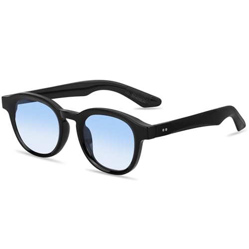 Jynnxa Retro Sonnenbrille Herren Damen Vintage Ovale Brille Klassische Rund Stil mit Uv400 Schutz Jynnxa Retro Sonnenbrille Herren Damen Vintage Ovale Brille Klassische Rund Stil mit Uv400 Schutz