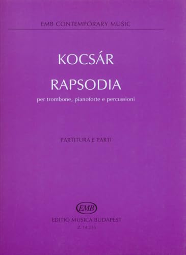 Rapsodia per trombone, pianoforte e percussione.