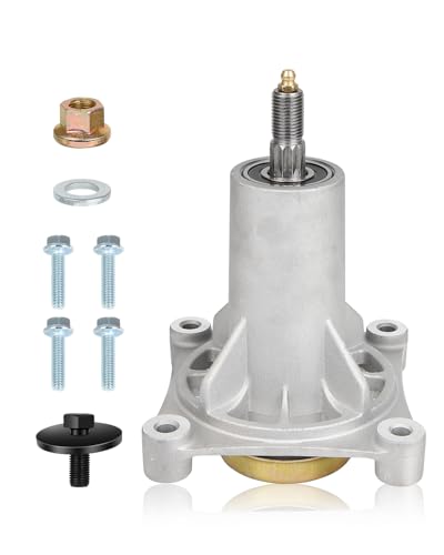 GCCSJ Lawn Mower Spindle Fits for 532187292 532192870 187292 532187281 21546238 21546299 Mower Mandrel Spindle Compatible with Ariens Craftsman Husqvarna YTH24V48 42 46 48 54 Mower Deck