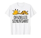 Giraffe Geschenkidee Lustig Langschläfer Faulenzer