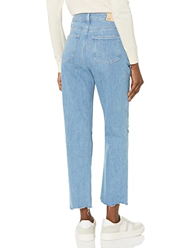 PAIGE Women's Noella High Rise Straight Leg in Sledge Destructed2