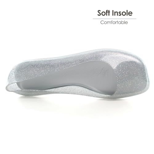 Image of Dear Time Women Flat Heel Summer Beach Jelly Shoes
