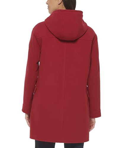 Tommy Hilfiger Women's Drop Shoulder Zip Up Wool Coat4