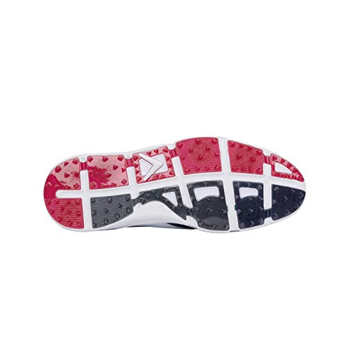 Callaway Men's Coronado V3 Sl Golf Shoe, Black/Red, 144