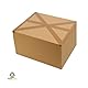 HomeSmith 6 Rollen braunes Paketklebeband – Paketklebeband, 48 mm x 50 m, Klebeband für Zuhause, Büro, Versand und Umzug