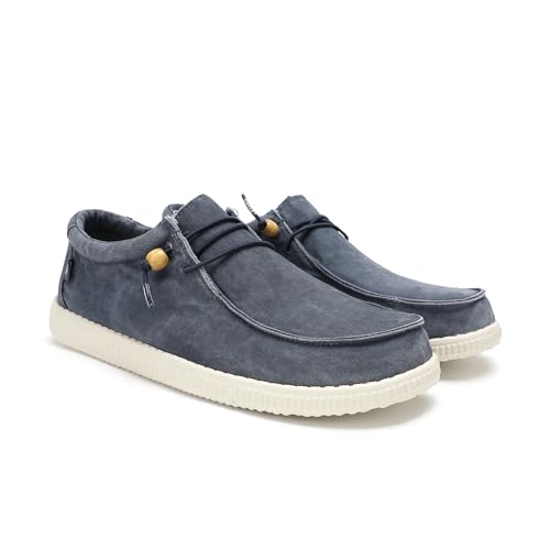 Chaussures Bateau Walk In Pitas WP150 Washed et mocassins légers en toile