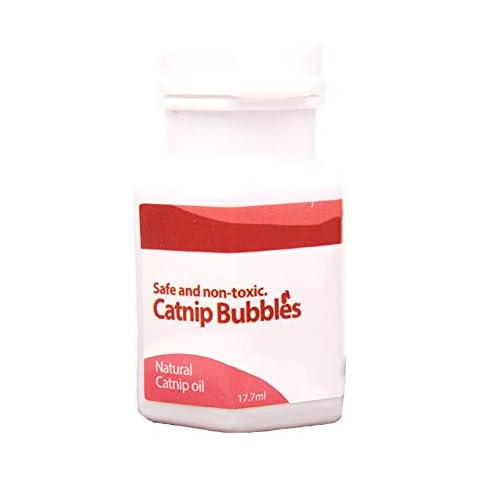 display08 17.7ml Natural Liquid Catnip Bubbles Oil Blower Cat Kitten Interactive Toys Cover