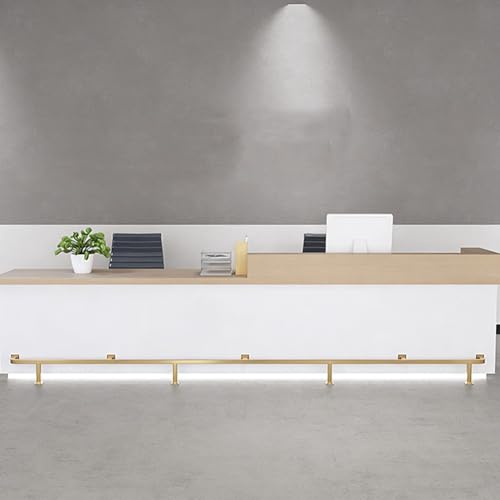 Soporte de barra de acero inoxidable, pasamanos de montaje en pared con conector interno para bar, garaje y escalera, acabado plateado duradero