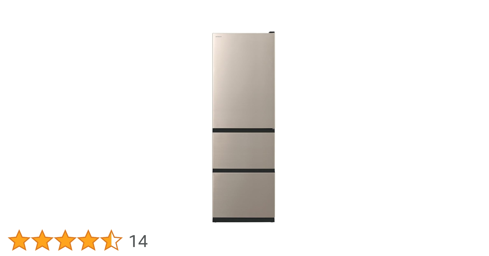 【値下げ】日立 冷蔵庫 幅60cm 375Lシャンパン R-V38NVL Amazon | 日立 冷蔵庫 幅60cm 375L 左開き R-V38VL N ライトゴールド