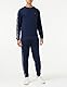 Tommy Hilfiger Herren Jogginghose Sweatpants Lang, Blau (Navy Blazer), L