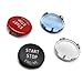 Car Engine Start Stop Button Replace Switch Cover Accessorie Key Decor 3S X1 X5 X6 Z4 E70 E71 E72 E90 E91 E92 E84 E89(Blue)