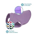 Gooby Hundeweste für kaltes Wetter, Stretch-Fleece, Größe 4XL, Stahlblau
