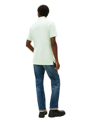 Image of Tommy Hilfiger Men's Short Sleeve Polo Shirts in Classic Fit with Stretch and Organic Pique Cotton