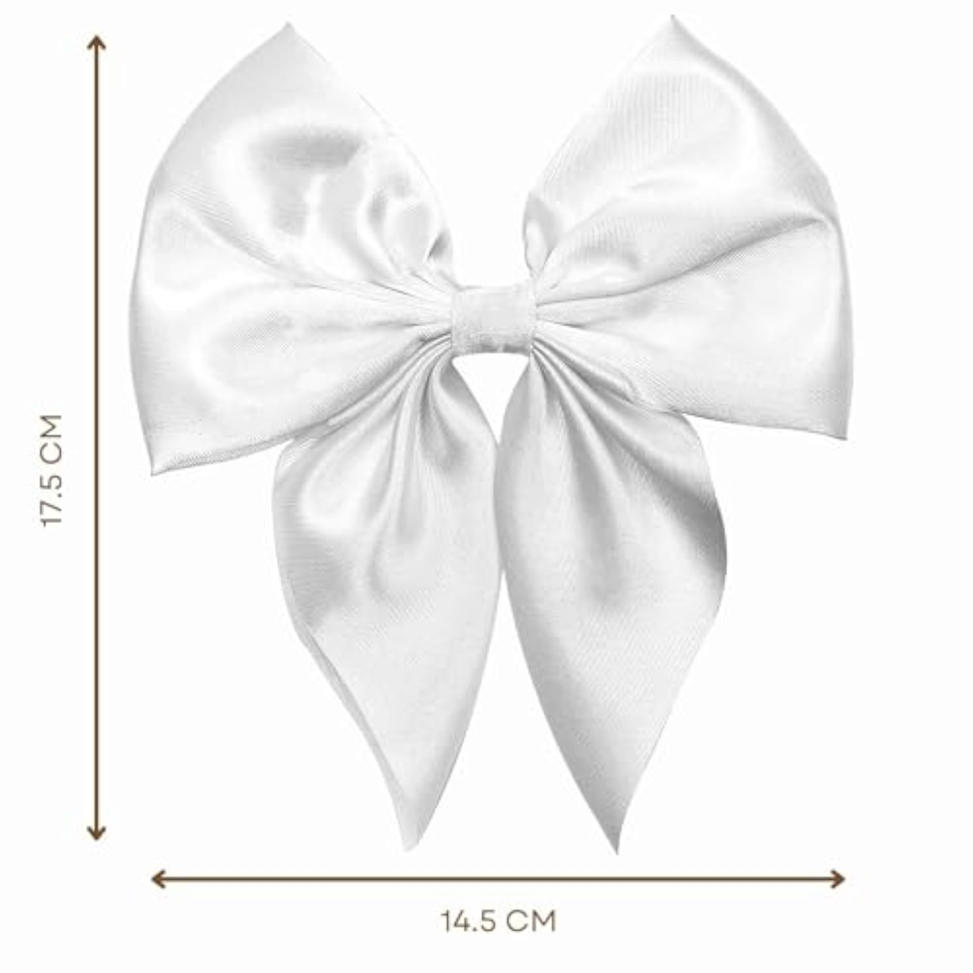 Stylish Bow Clips for Girls & Women, Pack of 2