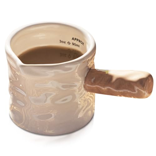 Vaso Medidor Espresso de Cerámica 3 oz Maxdot miniatura 1
