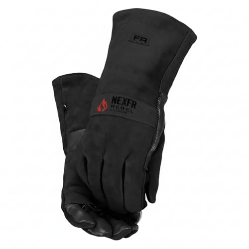 NEXFR Rebel FR Kevlar Stick Welding Gloves for men | 932℉ | for BBQ, Oven, Grill,...