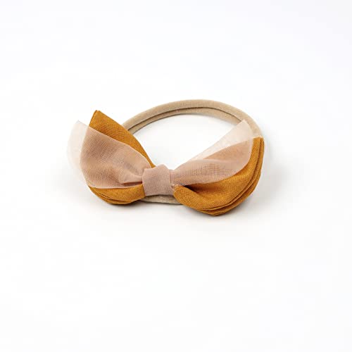 HOOLCHEAN Baby Girls Cotton Gauze Ruffle Bloomer Shorts with Bowknot Headband4