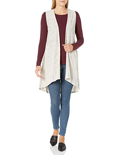 Jones New York Women's Back Slit Vest, Darl Bisque Combo, Large