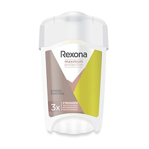 Rexona Maximum Protection Desodorante en Crema Antitranspirante para Mujer Soft Solid Stress Control  45ml