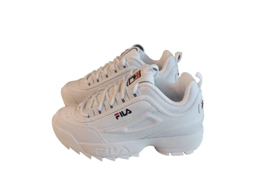 Fila - Disruptor Teens - FFT002910004 - El Color: Blanco - Talla: 38 EU