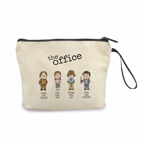 The Office Merchandise Canvas Tote Bag, The Office Merch Reusable Tote Bag with Wide Base