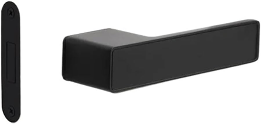 1 Set of Aluminum Alloy Lock Indoor Bedroom Door Handle Silent Door Lock(40 * 40 * 20mm)