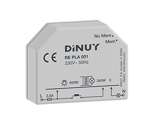 Regulador para bombillas incandescentes y halógenas RE.PLA.001 de Dinuy