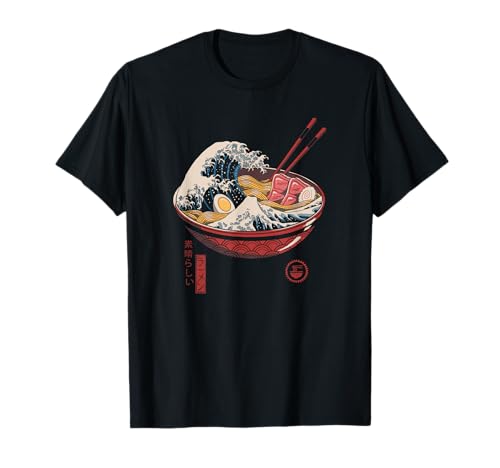 Great ramen wave t-shirt t-shirt