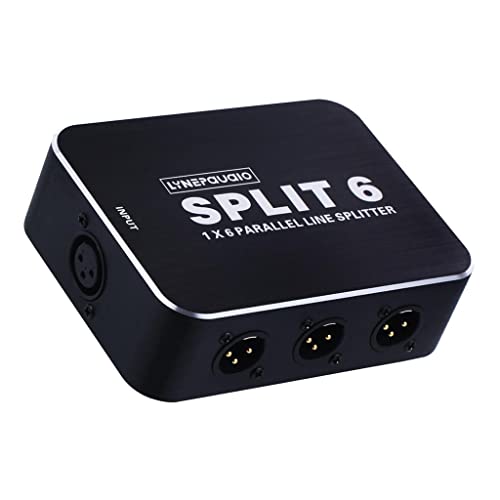Divisor XLR de 6 niveles para distribuidor de audio y splitter de microfonía 4
