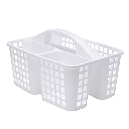 Portable Cleaning Products Organizer Basket (White) – Ventilated ...