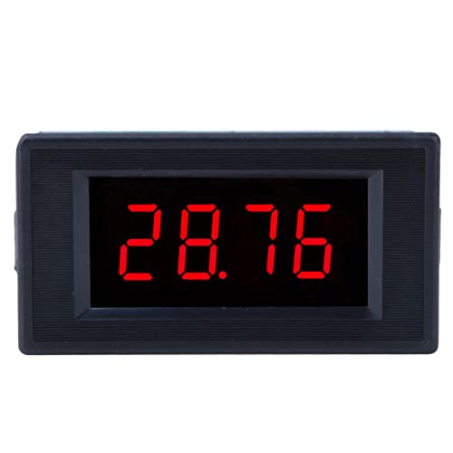 Image of Mini Digital DC Voltmeter, 79x43x24 mm 4 Digit Voltage Tester Meter with Red LED Display Panel for Measure Various Battery Voltages(DC 50mV /100mV /200mV)