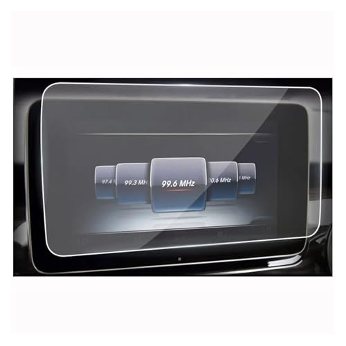 Écran GPS Mercedes Classe V W447 protégé par ce film verre trempé anti-rayures