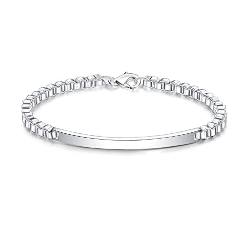 Bracelet boîte porte-bonheur anti-usure, chaîne fine mixte pour poignet sensible