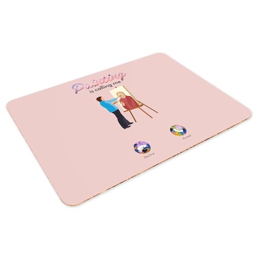 Napperons souples en liège rose pour protéger la table des taches