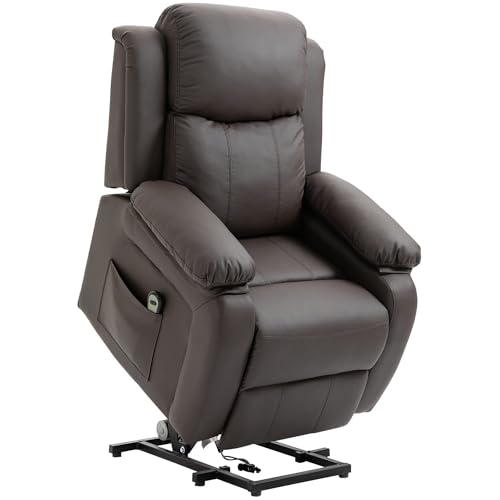Sillón eléctrico reclinable con masaje y calefacción negro