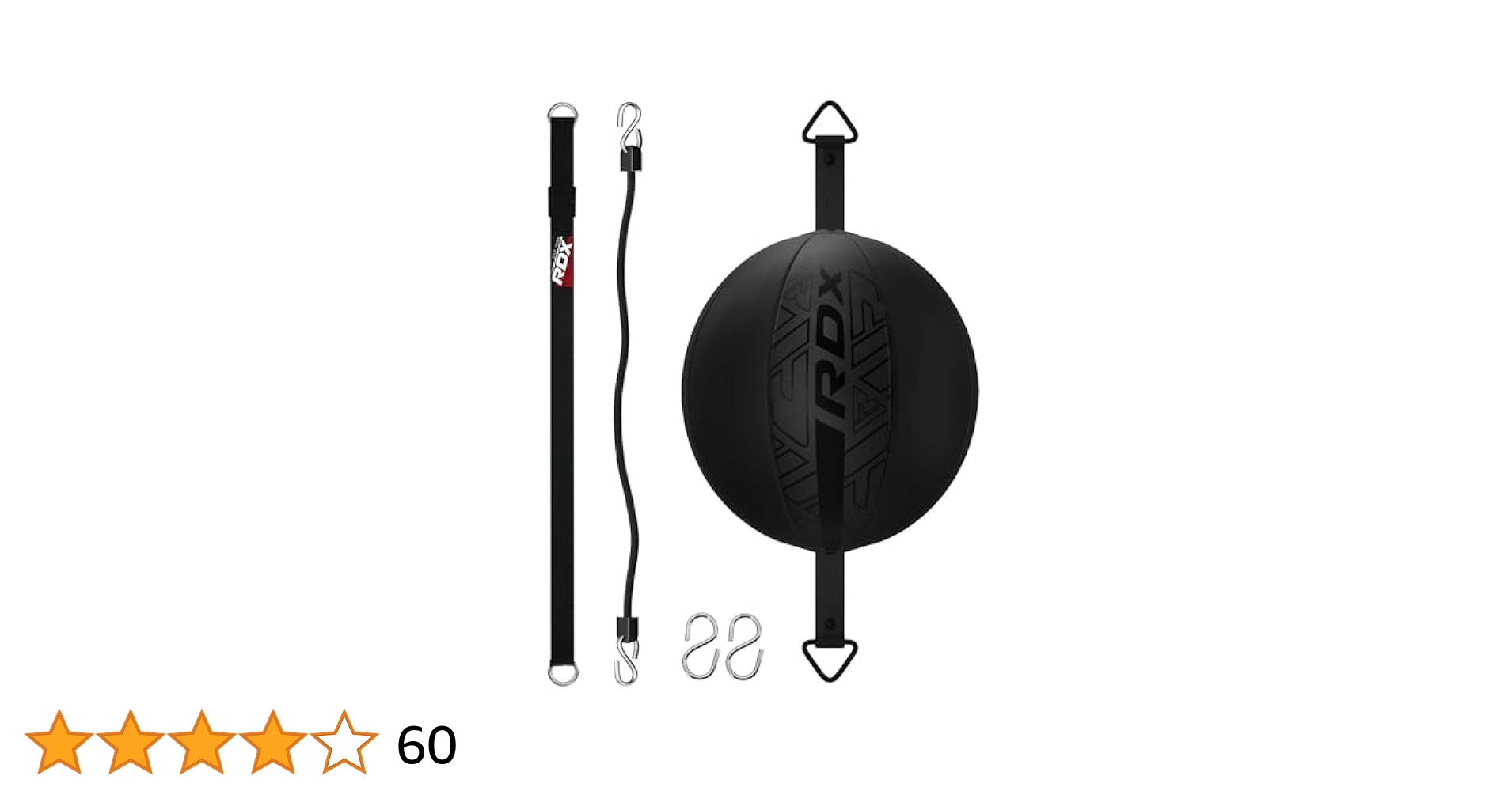 Durable Swivel Boxing Speed Ball Punching Bag, PU Leather, MMA Training