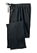 Woman Within Plus Size Better-Fleece Pull-On Drawstring Sweatpants - 1X, Black