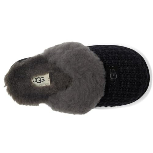 UGG Kids' K Cozy Ii Knit Slipper, Black, 4 - image 2