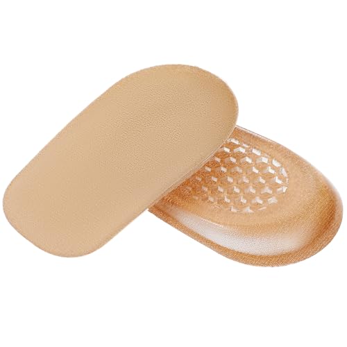 Image of Heel Lifts, Gel Shoe Lifts for Uneven Legs 0.47 Inch Heel Lifts for Leg Length Discrepancy Soft Height Increase Insoles Shoe Lifts for Women Men, Comfort Half Foot Pads for Heel Pain